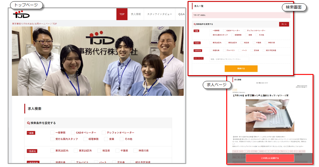 求人サイト運営　【東京事務求人．ＣＯＭ】
